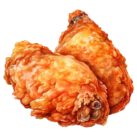 ilustração de frango frito png