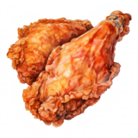 ilustração de frango frito png