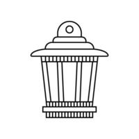 linterna icono logo vector