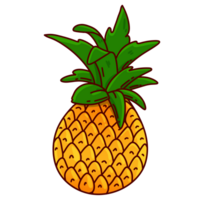 Fruit Pineapple Cartoon Drawing Healthy png