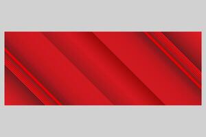 Red Banner Background vector
