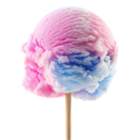 Pastel Perfection in Ice Cream at transparent background png