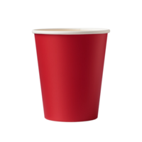 coffee paper cup mockup on transparent background png