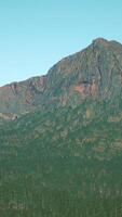 majestätisch Berg mit Blick auf Wald video