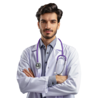 uma médico retrato isolado png