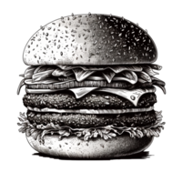 Fast Food drawing isolated png