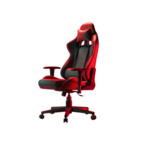 A gaming chair isolated on transparent background png