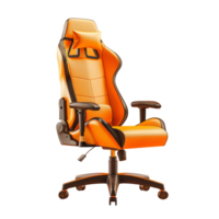 A gaming chair isolated on transparent background png