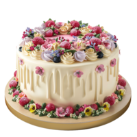 Cake isolated on transparent background png