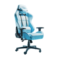 A gaming chair isolated on transparent background png