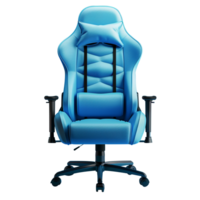 A gaming chair isolated on transparent background png