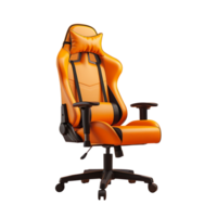 A gaming chair isolated on transparent background png