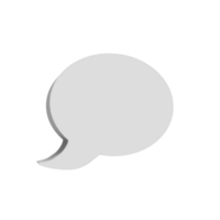 speech bubble icon on transparent background png