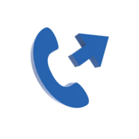 blue call icon png