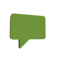 speech bubble icon isolated on transparent background png