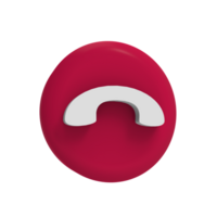 ein rot Telefon Symbol auf ein Weiß Hintergrund png