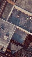 Overhead View of City Rooftops video