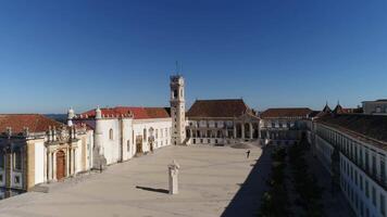 Coimbra Portugal Aerial View video