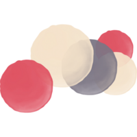 helling cirkel achtergrond. abstract waterverf het formulier geïsoleerd Aan transparant achtergrond. levendig kleur mengen ontwerp sjabloon png