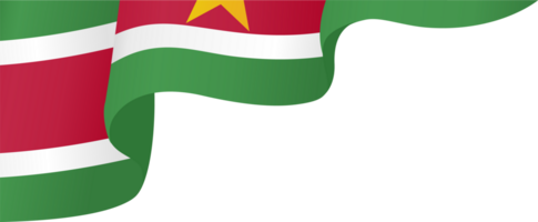 suriname drapeau vague png