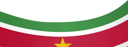 Suriname flag wave png