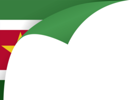 suriname Flagge Welle png