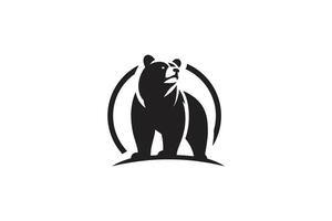 oso logo circular vector