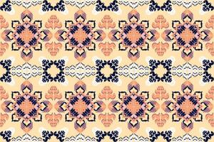 Ethnic ikat chevron pattern background Traditional pattern on the fabric in Indonesia and other Asian countries. vector