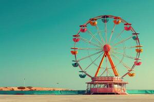 Ferris wheel high in the sky professional photography photo