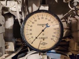 Penumatic indicators on the Indonesian Navy's Pasopati submarine, Indonesia, 17 April 2024. photo