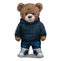 Teddy Bär isoliert Illustration png