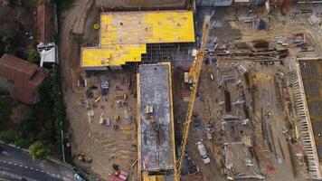 Construction site Aerial View video