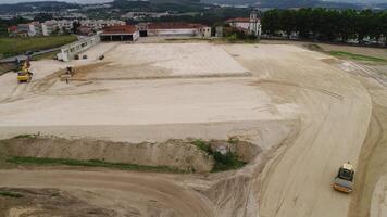 Construction site Aerial View video