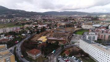 Construction site Aerial View video