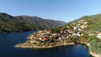 Natural Park of Geres Portugal Aerial View video