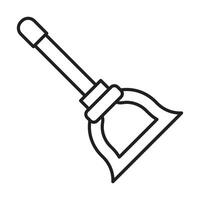 Broom Icon Design For Personal And Commercial Use vector