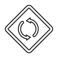 Synchronisation Icon Design For Personal And Commercial Use vector