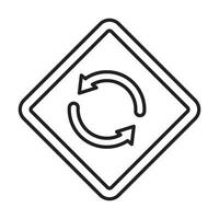 Repeat Icon Design For Personal And Commercial Use vector