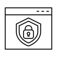 SSL Icon Design vector