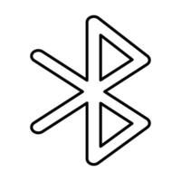 diseño de icono de bluetooth vector