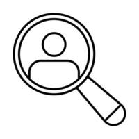Human Resources Icon Design vector