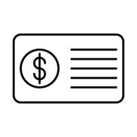 Paycheck Icon Design vector