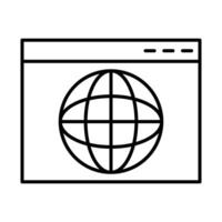 Web Browser Icon Design vector