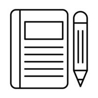 Notebook Icon Design vector