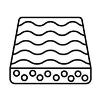 Memory Foam Icon Design vector