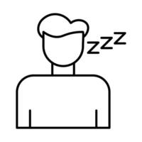 Lazy Icon Design vector