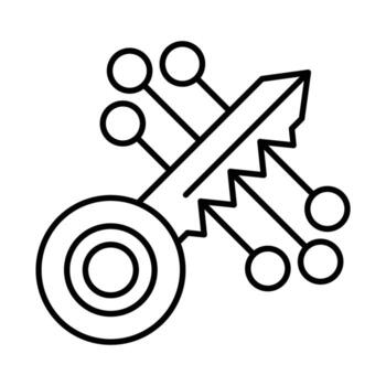 diseño de icono de llave digital vector