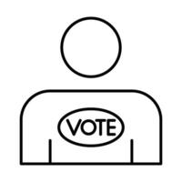Voting Icon Design vector