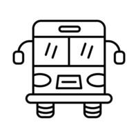 Bus Icon Design vector