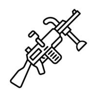 Machine Gun Icon Design vector